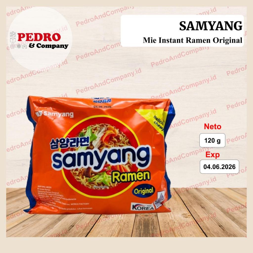 

Samyang Green Ramen Original 120 gram mi instan Korea instant noodle