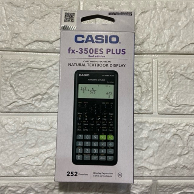 

TERMURAH‼️KALKULATOR SCIENTIFIC CASIO FX-350ES PLUS 2ND EDITION ORIGINAL