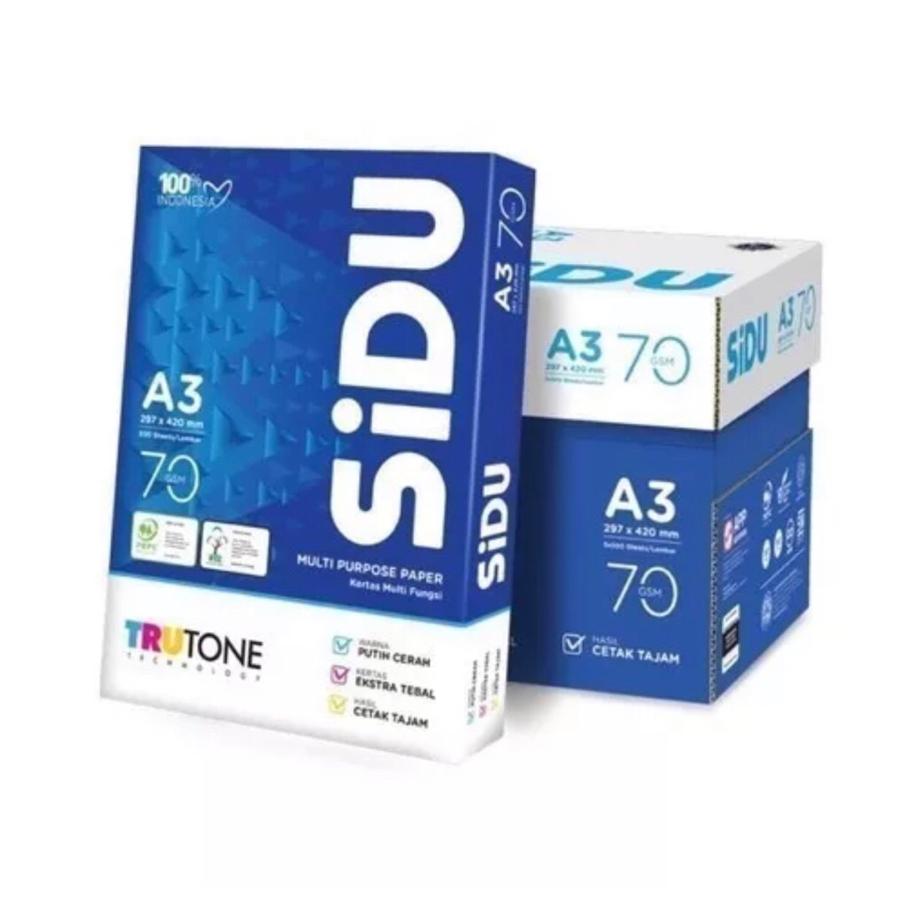 

Kertas HVS SIDU ukuran A3 Sinar Dunia