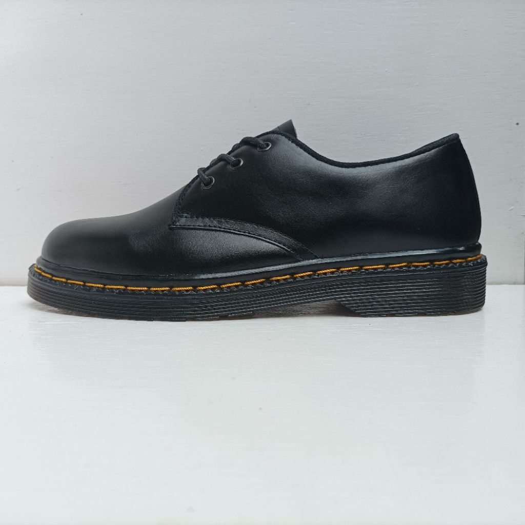 Sepatu Oxford Hitam Model Docmart Kulit Sapi Asli Derby Synkro Indonesia