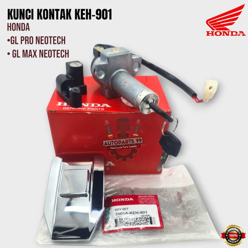 Kunci Kontak Honda GL Pro Neotech GL Max Neotech Original Keyset GL Pro GL Max Kunci Kontak KEH 901