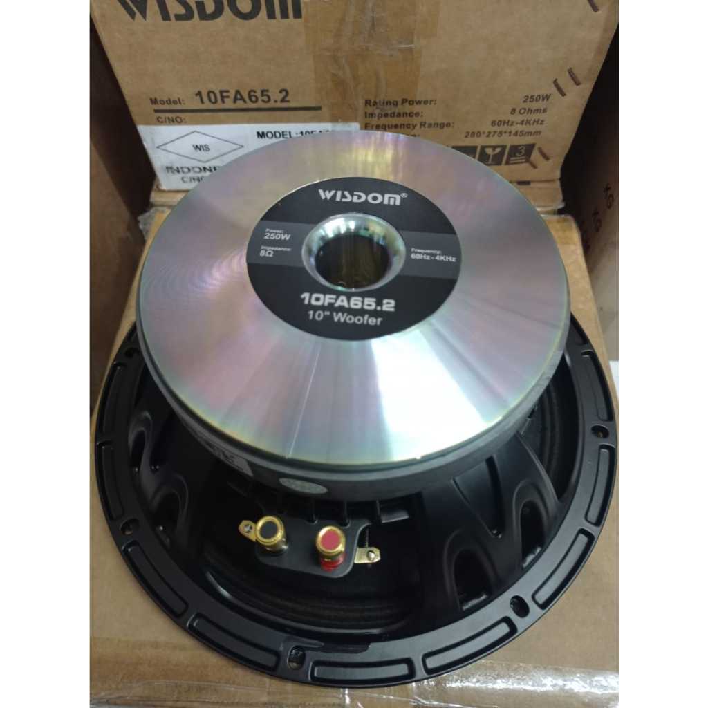 Component Wisdom 10FA65.2 10 Inch Speaker Komponen Original Wisdom 10 FA65.2