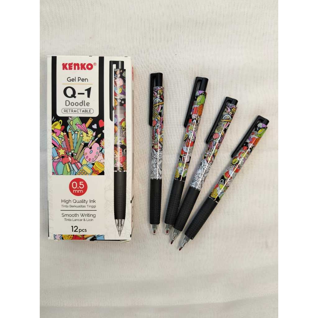 

KENKO PEN GEL Q1 DOODLE - PCS / PULPEN GEL / GEL PEN DOODLE Q1 KENKO