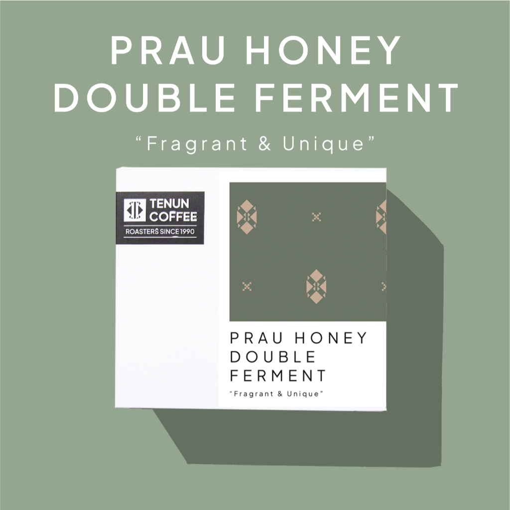 

TENUN COFFEE ROASTERS Arabica Prau Honey Double Fermentation "Fragrant & Unique" Filter Coffee/Biji Kopi - 200g