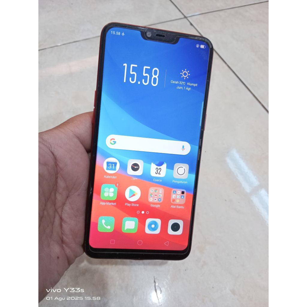 OPPO A3S 4G ORI ram 3/32 android second mormal siap.pakai
