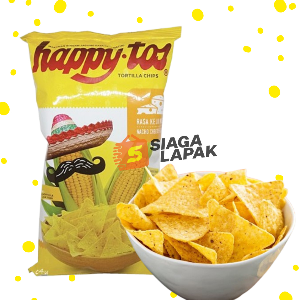 

Happytos Kuning Keju Nacho JUMBO 140gr Keripik Rasa Naco Cheese [BELI BANYAK LEBIH MURAH]