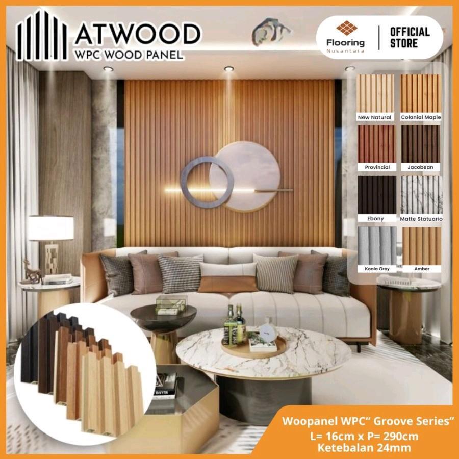 Atwood Panel WPC Dinding - Wallpanel Partisi Kayu Premium