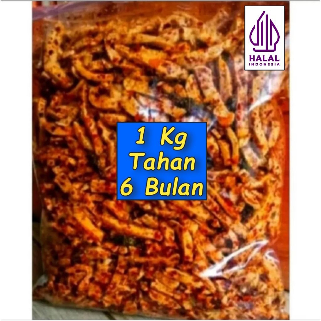 

❤️Gudang Basreng Makassar❤️ 1 Kg Basreng Rasa Pedas Daun Jeruk dan Ori COD bisa