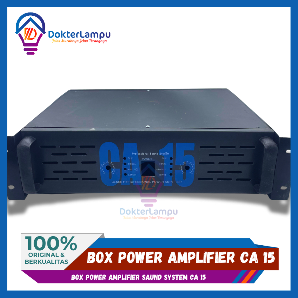 BOX POWER AMPLIFIER CA15/ BOX POWER 2 CHANNEL CA 15