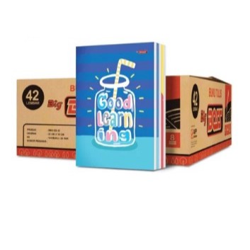 

TBMO 1 dus 24pack Buku Tulis Big Boss boxy 42 lembar / Buku Tulis 1 Karton
