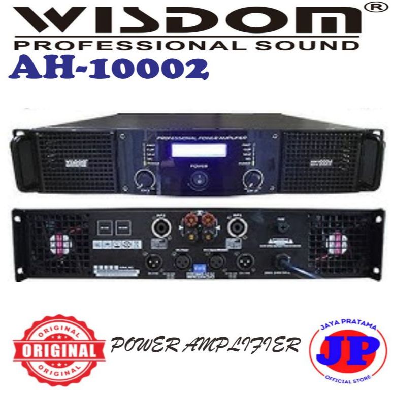 Wisdom AH10002 Power Amplifier Original Garansi Resmi AH-10002