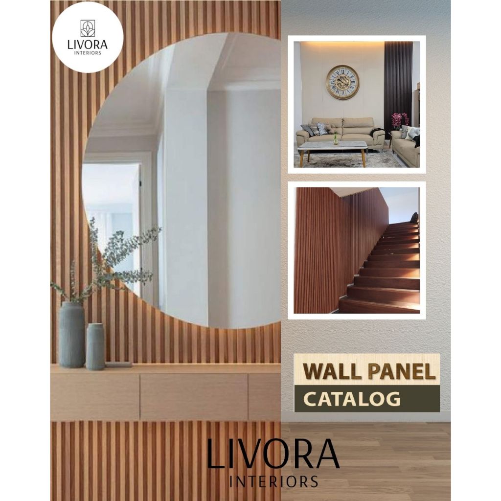 Wood Panel WPC / Wall Panel PVC /ETALASE LUAR KOTA BANDUNG/ Hiasan dinding/Anti Rayap/ Woodpanel Wal