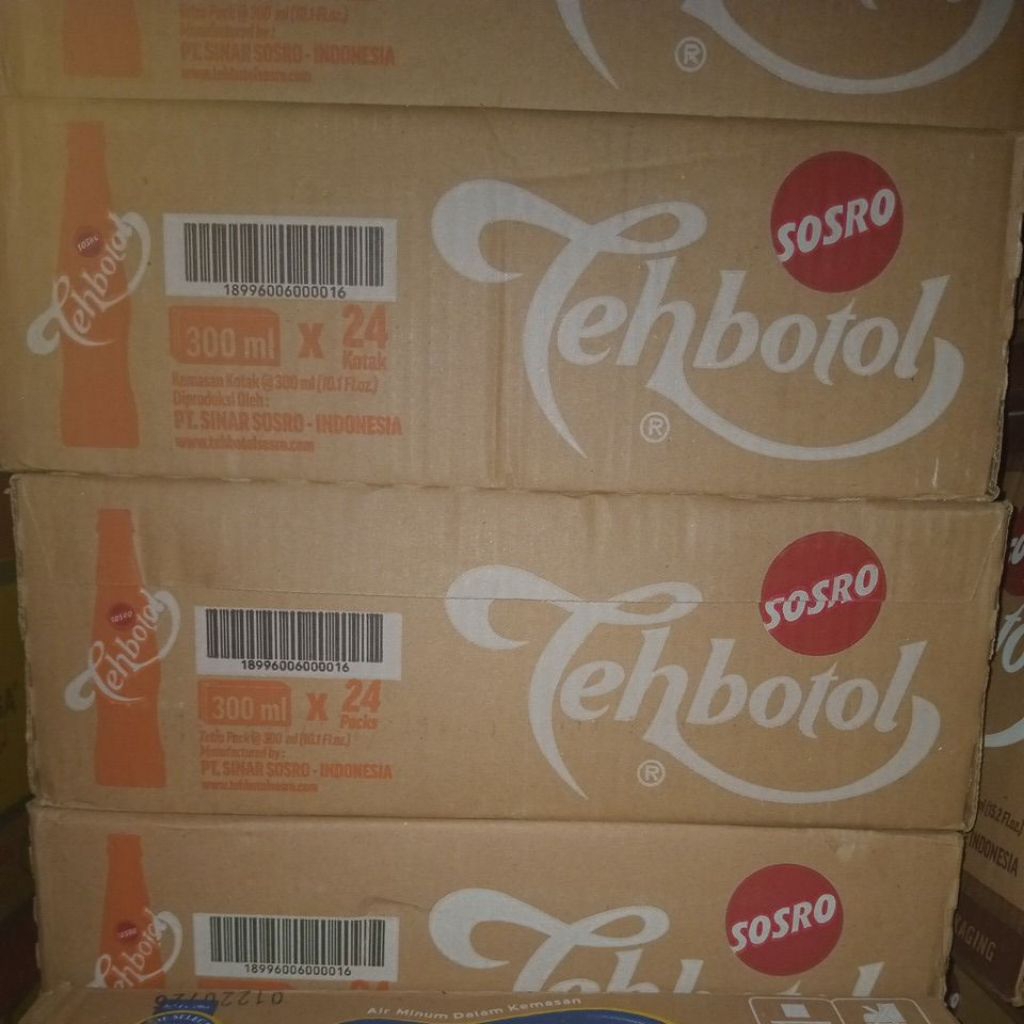 

Teh Botol Sosro Kotak 300 ml per Dus Box Karton
