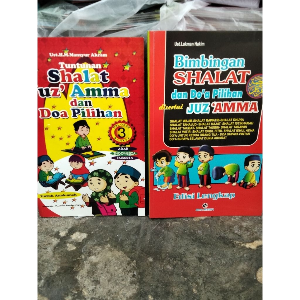 Tuntunan Bimbingan Sholat Dan Juz Amma Lengkap dengan Doa full Warna Ukuran Besar