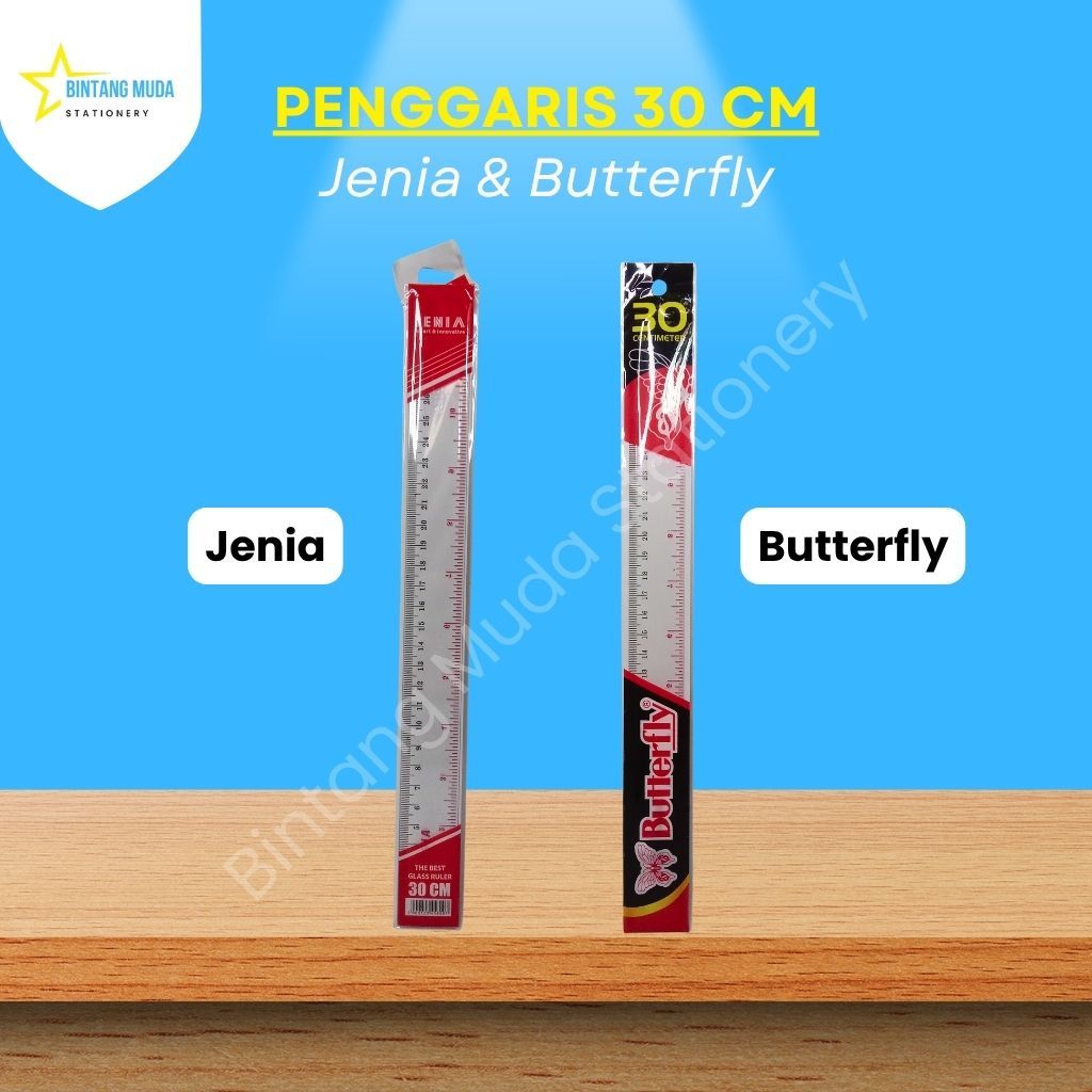 

Penggaris Butterfly & Jenia Acrylic Transparan 30 cm | Penggaris Akrilik | Penggaris Transparan | Penggaris Plastik | Penggaris Acrylic | Penggaris Transparan | Penggaris Butterfly 30 cm | Penggaris 30 cm | Butterfly | Jenia | 30 cm