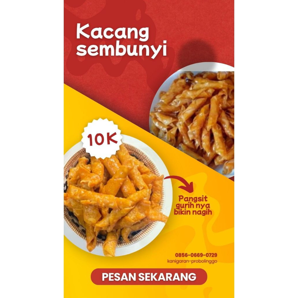 

kacang sembunyi gurih dan renyahhh