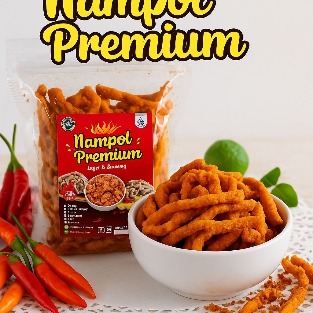 

KERIPIK USUS GORENG NAMPOL PREMIUM PEDAS ISI 1 KG