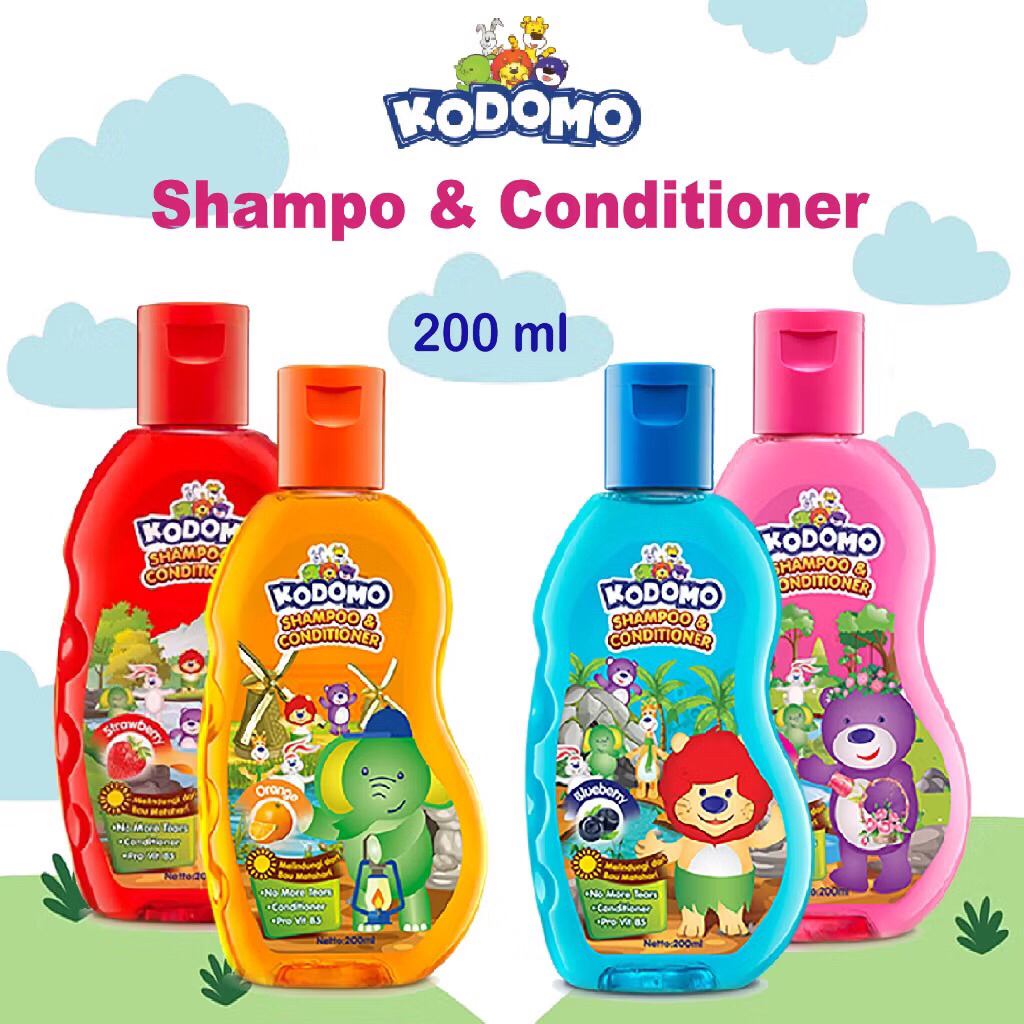 Kodomo Shampoo & Conditioner 200ml | Shampoo Anak-Anak