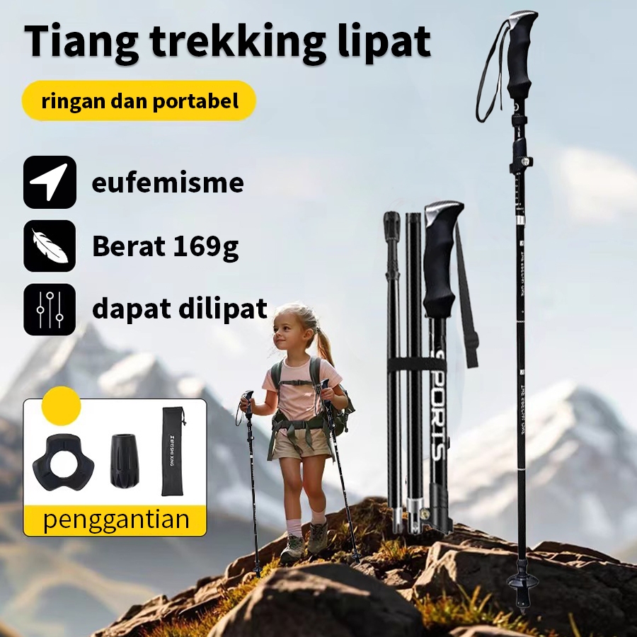 Matougui tracking pole/tongkat trekking/Tongkat Gunung/hydropack hiking/peralatan gunung