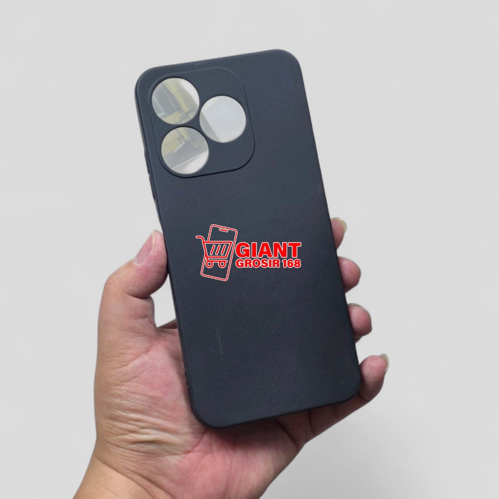 Itel Villaon V40S Macaron Square Black Softcase Candy Macaron / Case Square Black Itel Villaon V40S