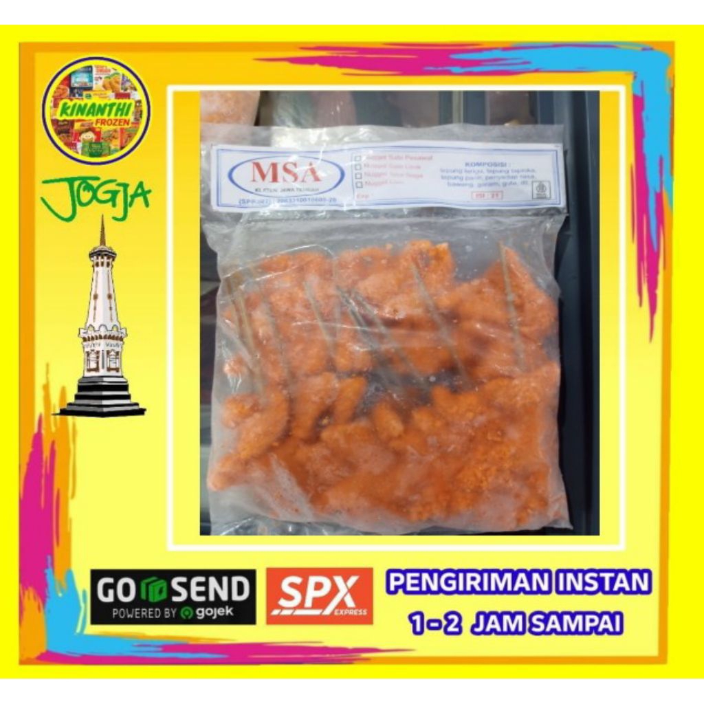 

gorengan sate pesawat, Jogja Frozen