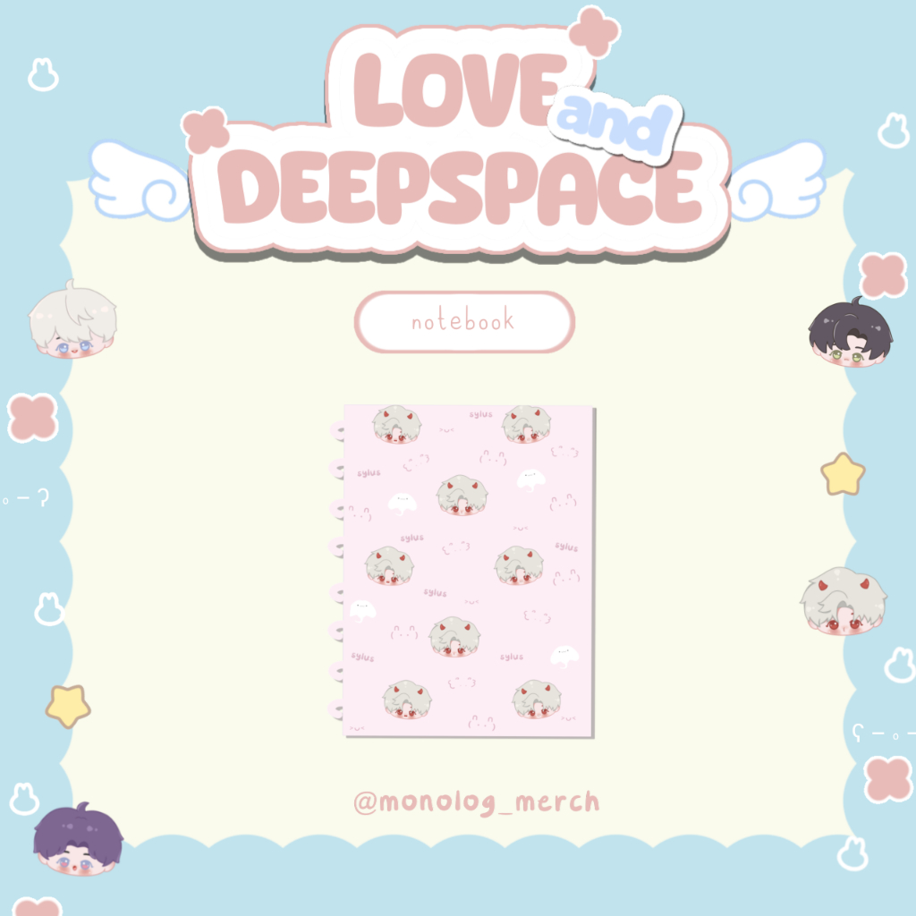 

Love and deep space notebook lucu