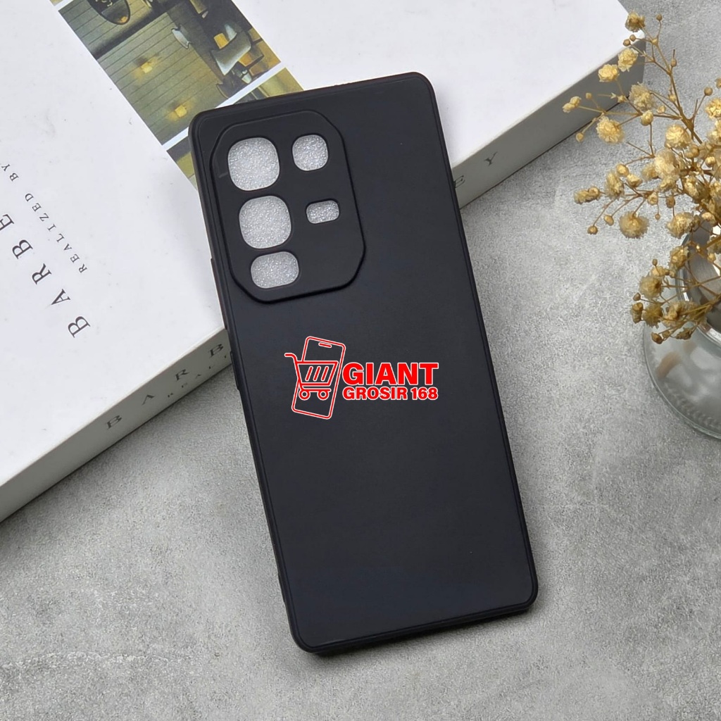 INFINIX NOTE 50S INFINIX NOTE 50X CASE MACARON BLACK SILICON BLACK INFINIX NOTE 50S INFINIX NOTE 50X
