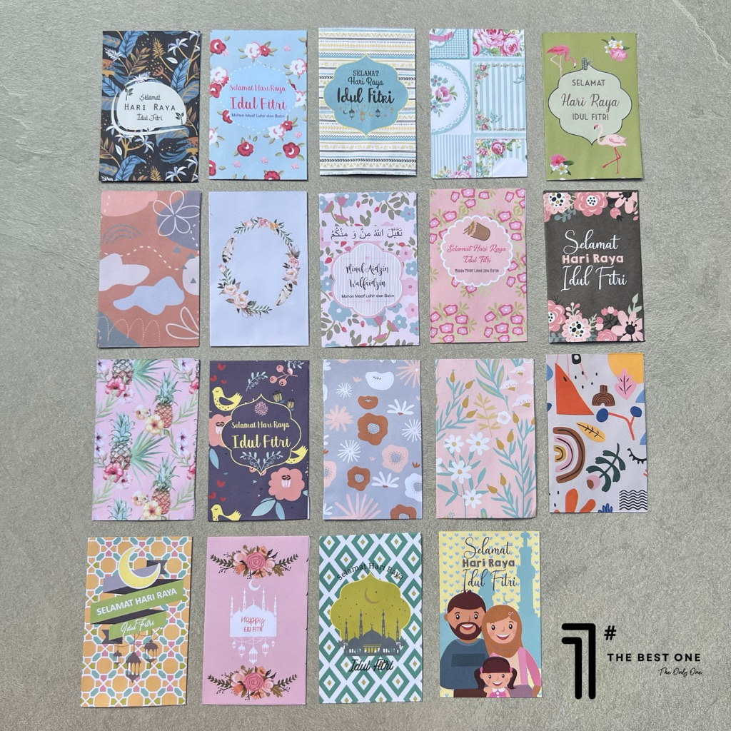

10 lembar Amplop Lebaran Warna Angpau Lebaran THR [ thebestone ]