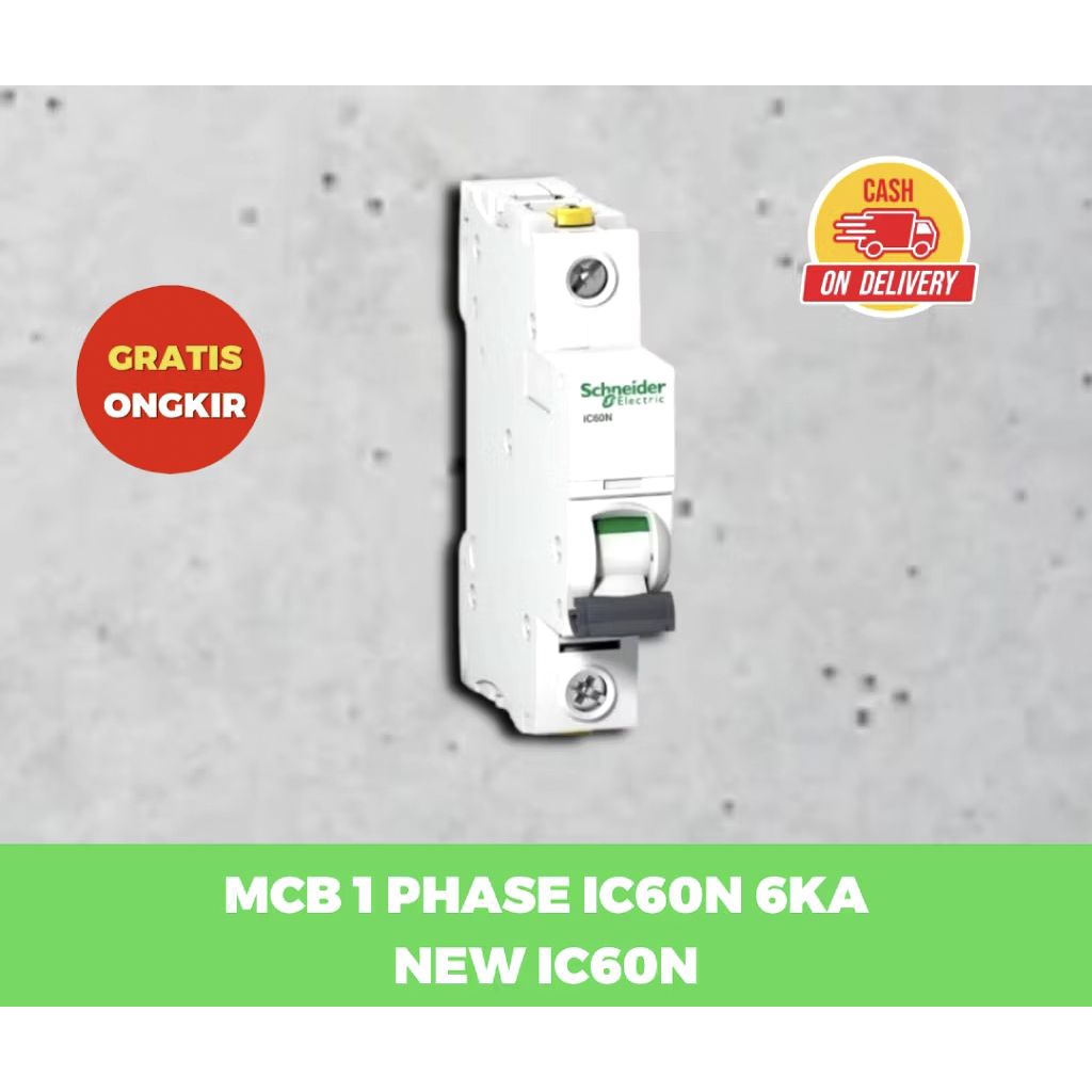 MCB SCHNEIDER 1 PHASE IC60N