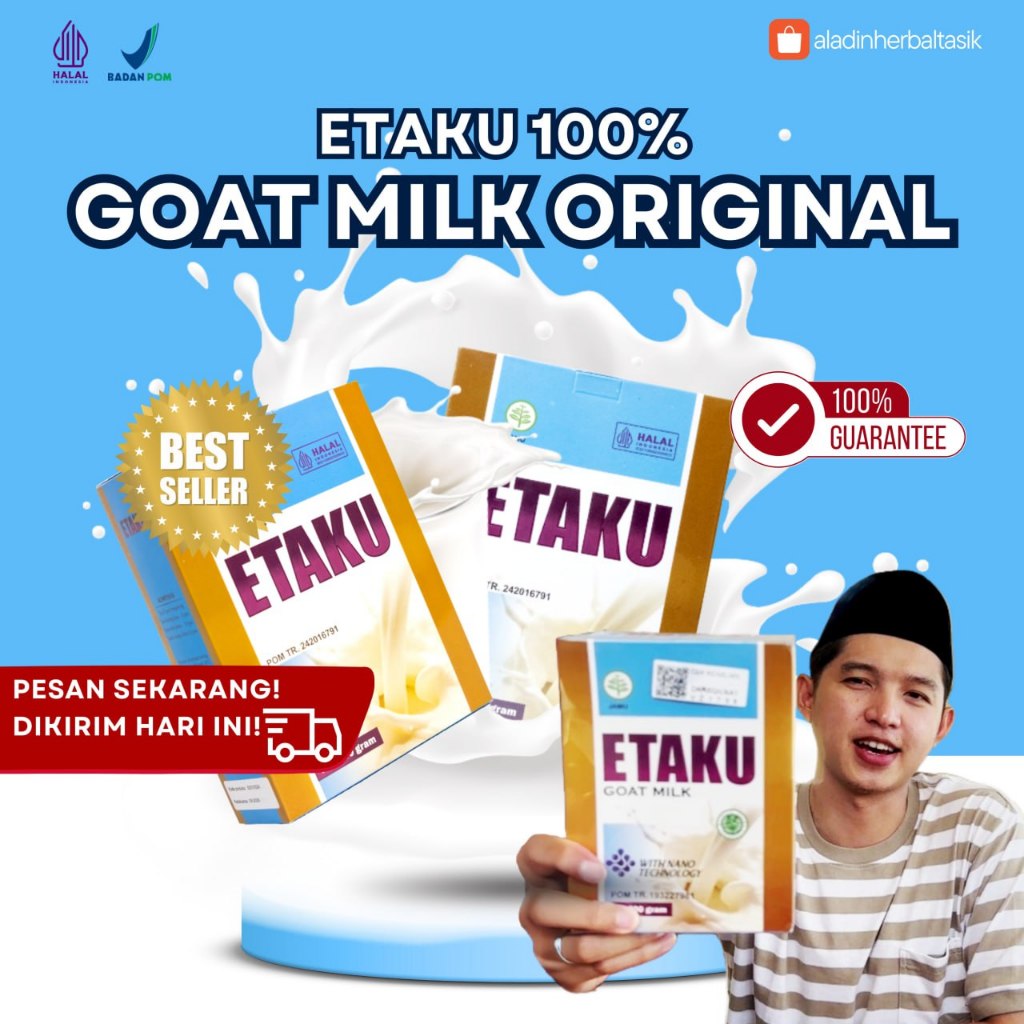 

SUSU ETAKU Original 100% Goat Milk Etawa Asli Obat Untuk Mengatasi Masalah Kesehatan Alami