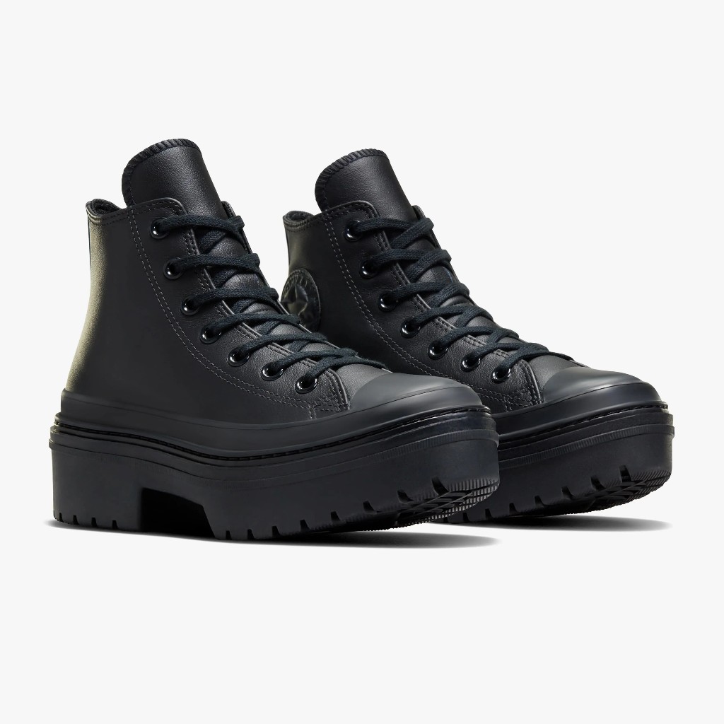 Converse Chuck Taylor All Star Lugged Heel Leather Platform Black - Original