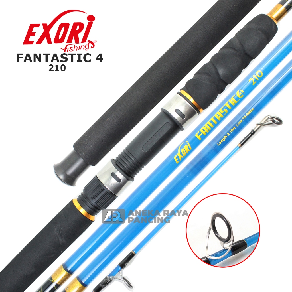 Joran Spinning Exori Fantastic 4 | 150 - 210 | Aneka Raya Pancing