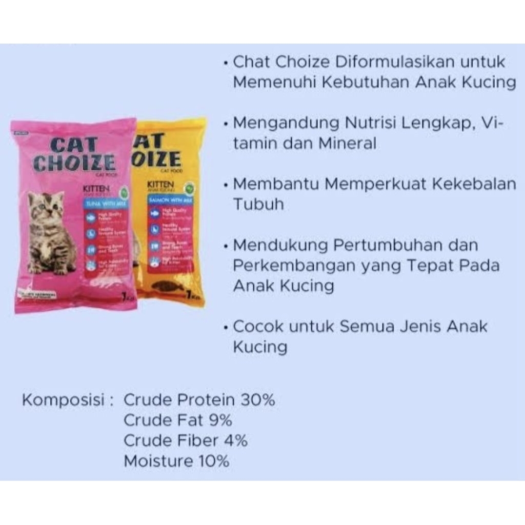 Cat Choize kitten tuna & salmon, adult tuna & salmon