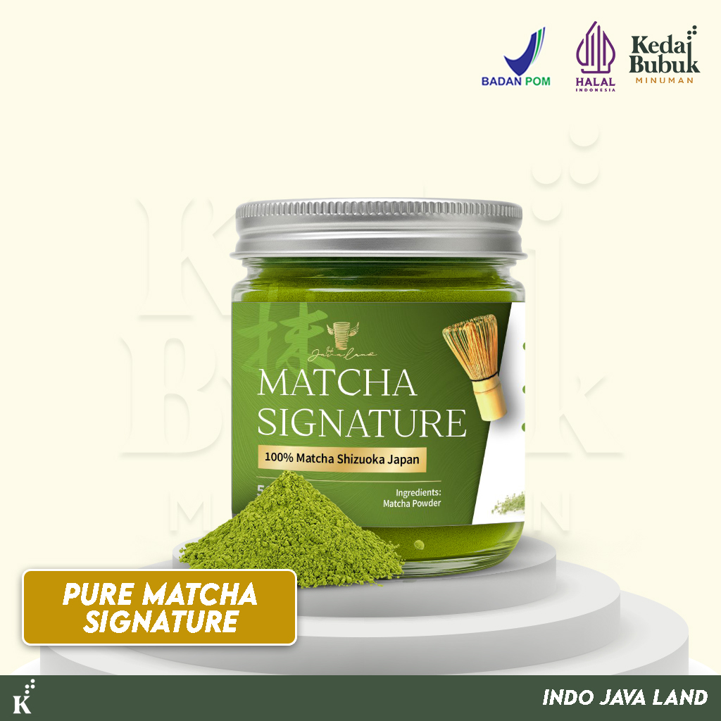 

Javaland Pure Matcha Signature Powder / Bubuk Matcha Shizuoka 50 gram | Matcha Ceremonial Premium