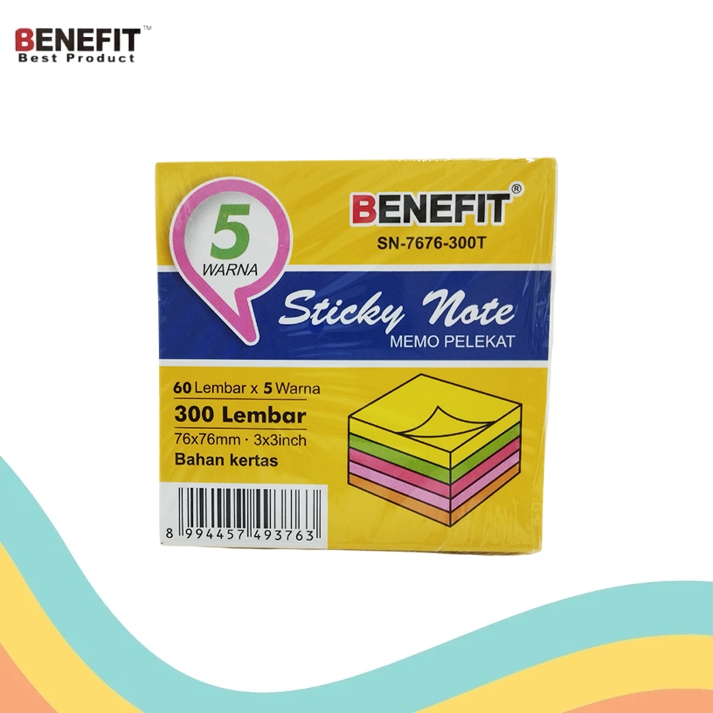 

STICK NOTE BENEFIT SN-7676-300T (1 PCS)
