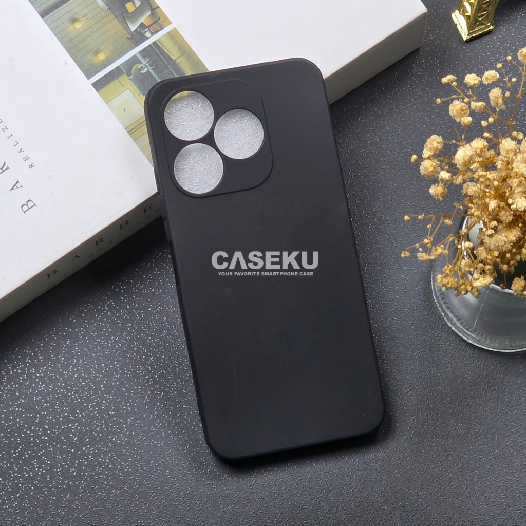 Case Villaon V40S Case Softcase Candy Macaron Square Black Polos Case Villaon V40S