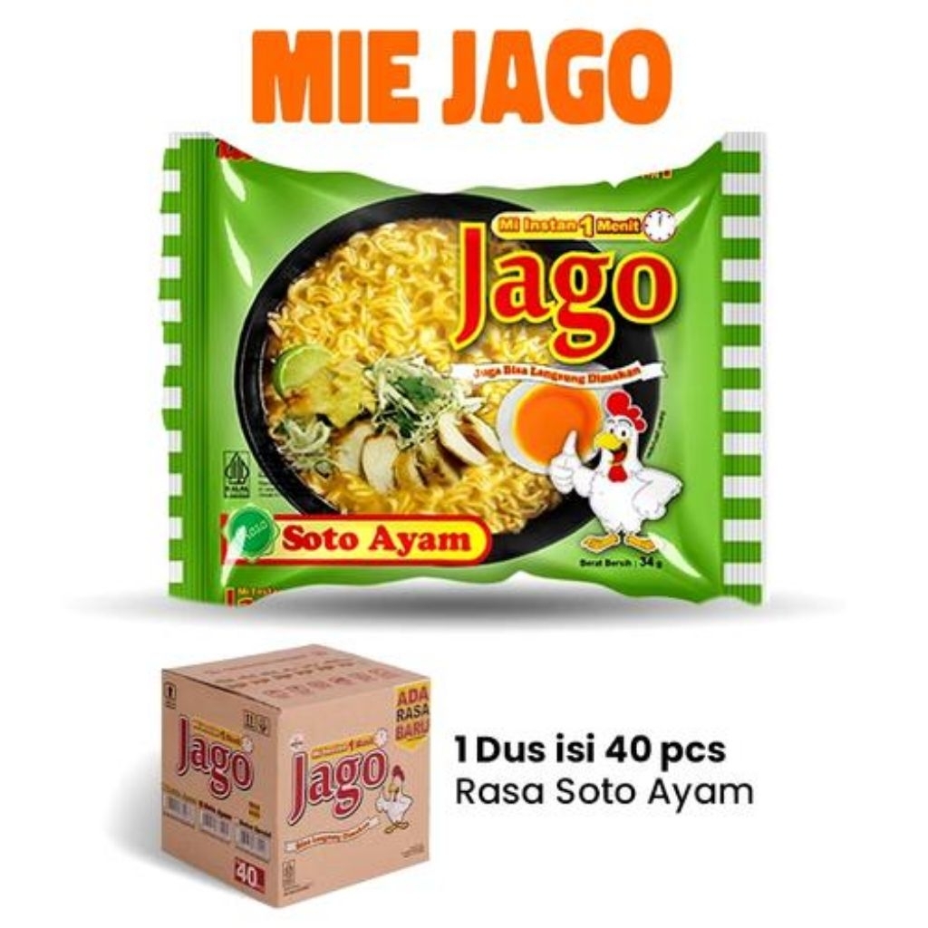 

Mie jago perdus (1 dus isi 40 pcs)