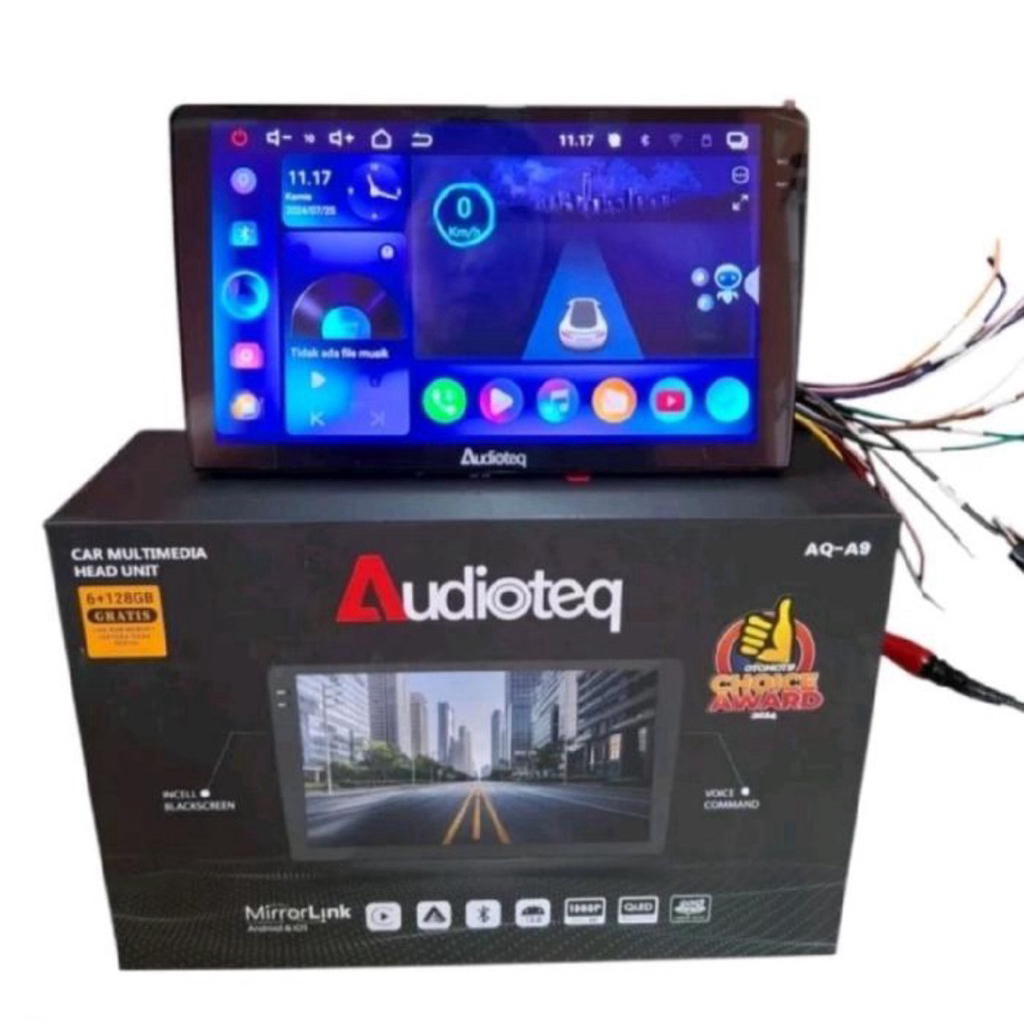 Headunit Android Audioteq Ram 6/128 9 Inch