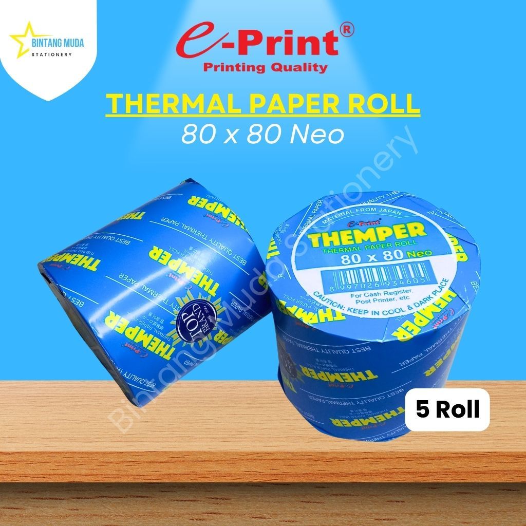

Kertas Thermal 80x80 Neo e-Print | Thermal Paper Roll | Themper | Thermal 80x80 | Thermal 80x80 e-Print | Kertas Thermal 80mm | Kertas Struk Kasir | Kertas Thermal Struk | e-Print