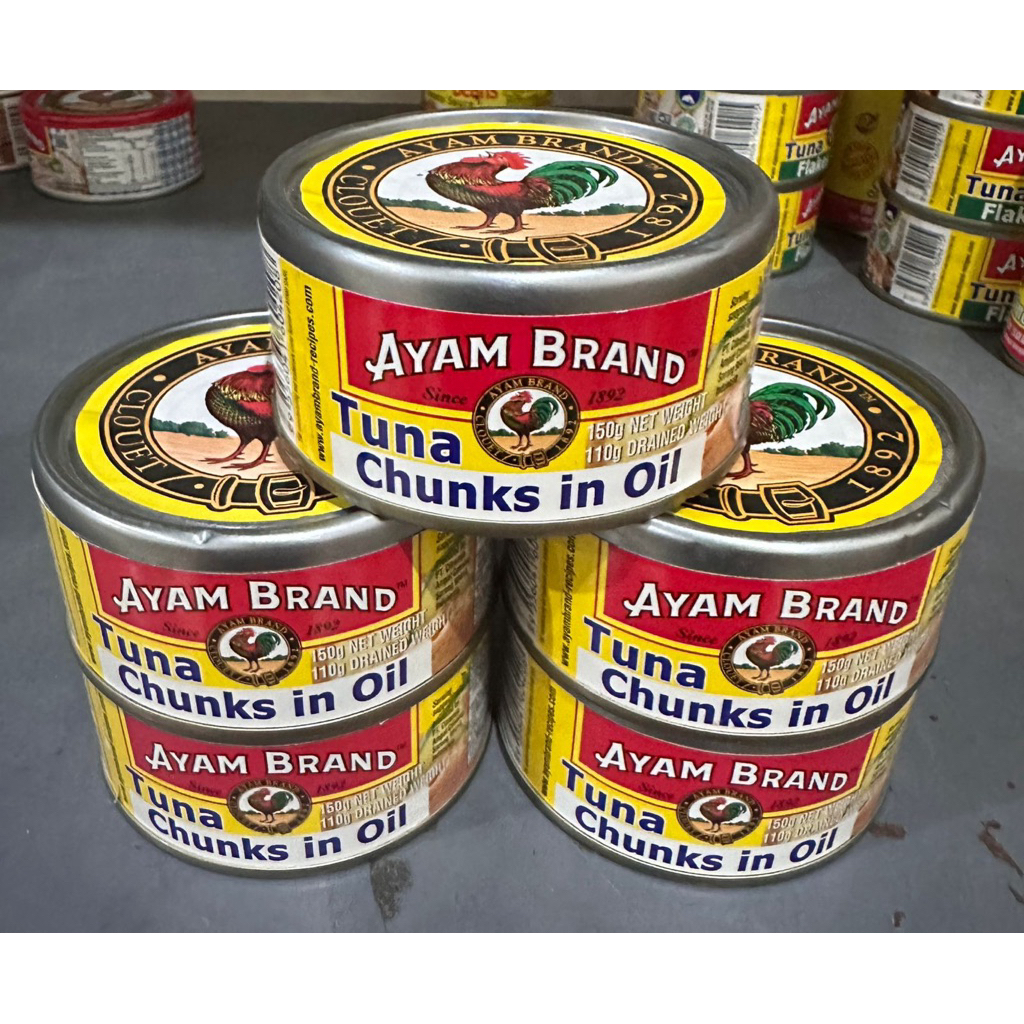 

Ayam brand tuna chunks in oil 150g