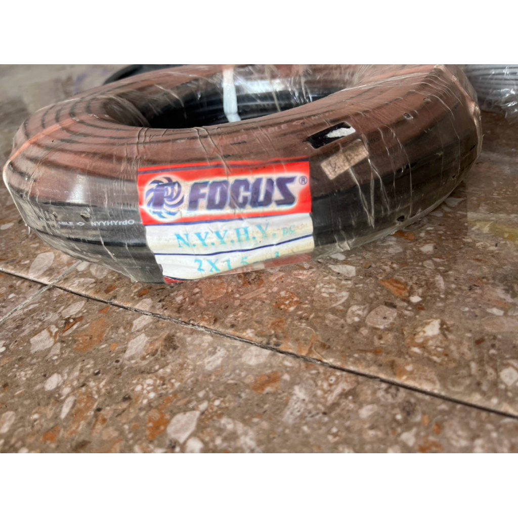 Kabel Listrik FOCUS 2x1.5 mm – 50 Meter