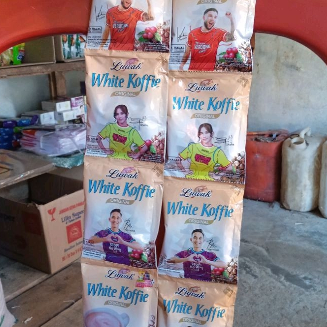 

luwak white coffee isi10pics berat 20gram