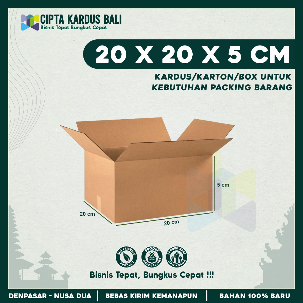 

Kardus Packing 20x20x5 | Box packing | Karton Packing