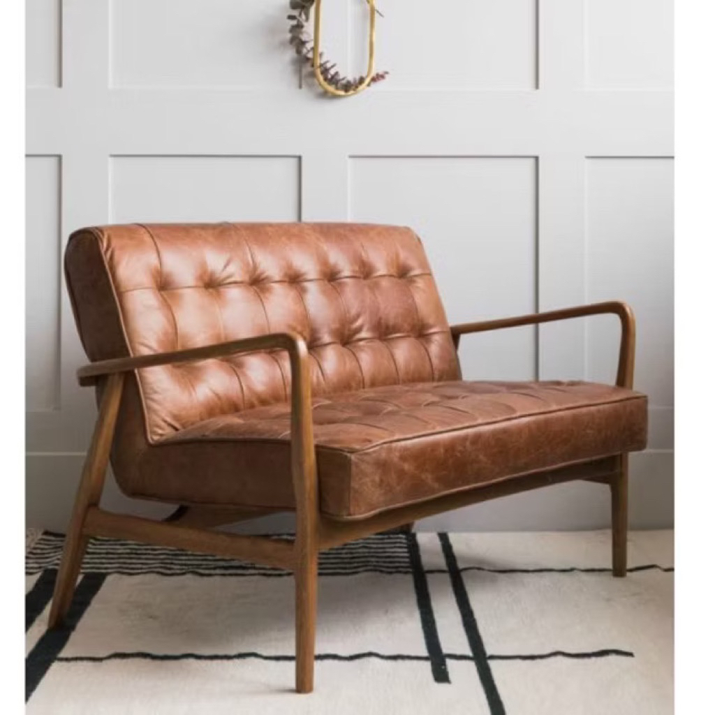 Bangku santai kayu jati terbaru sofa kayu jati jok modern