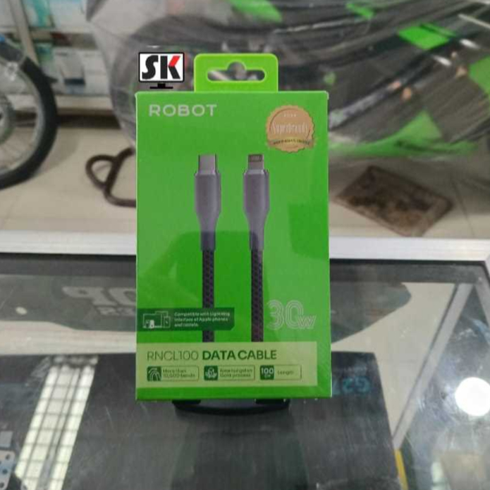ROBOT RNCL100 DATA CABLE USB-C To Lightning 30W 100Cm