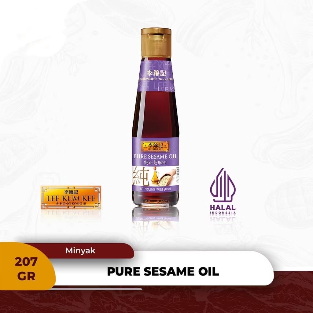 

LEE KUM KEE Sesame Oil Pure Sesame Oil 115 Ml /207 Ml