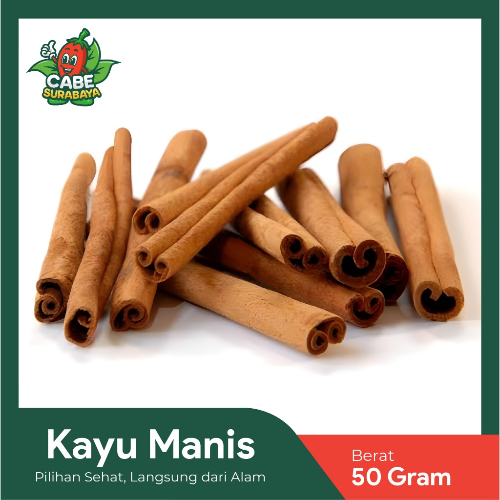 

Kayu Manis Organik / Kayu Manis Utuh 1 pack