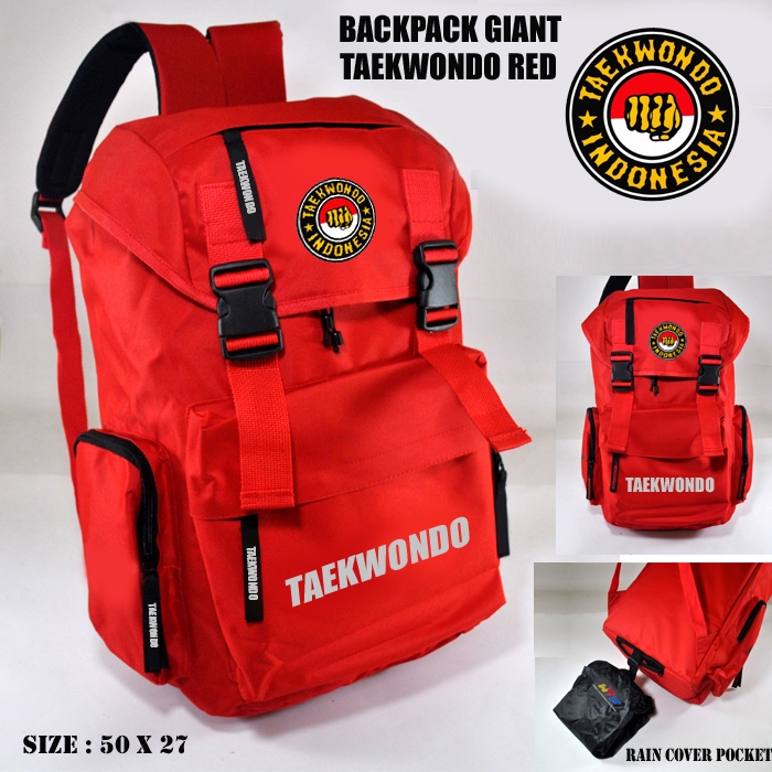 TAS TAEKWONDO - TAS SEKOLAH MOTIF TAEKWONDO - BACKPACK LATIHAN TAEKWONDO - TAS GENDONG TAEKWONDO FRE