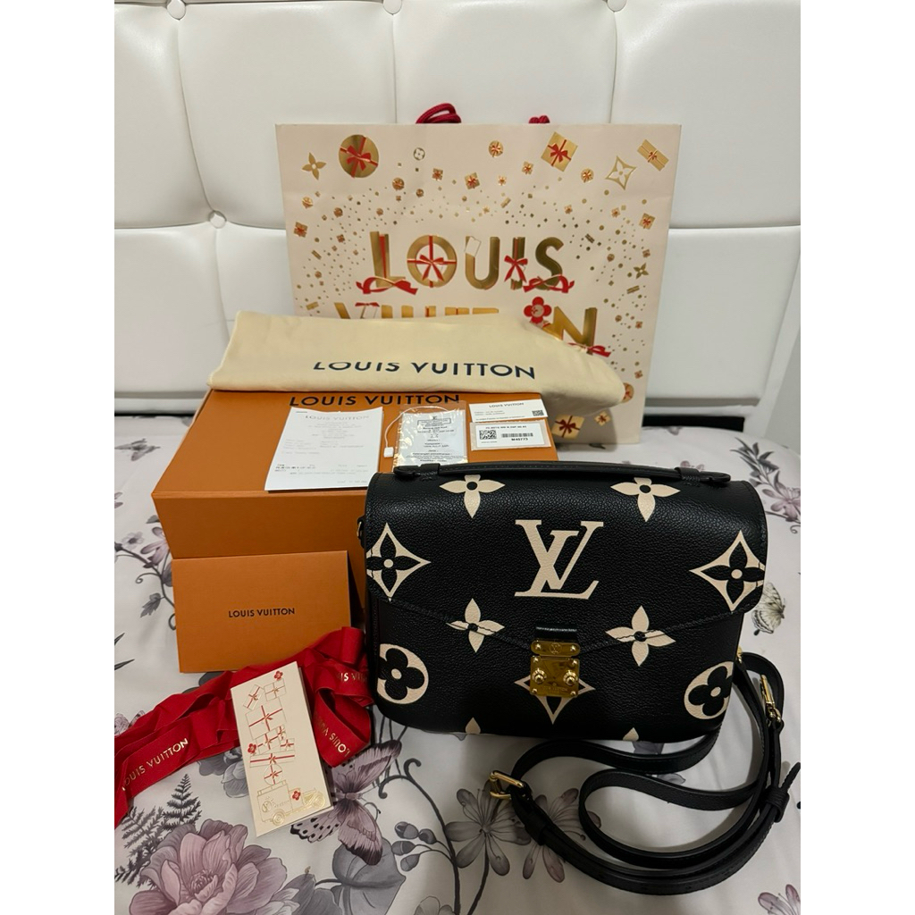 LV Pochette Metis MM M.EMP Bicolor Monogram ori preloved