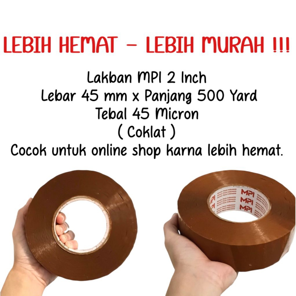 

Lakban Jumbo Coklat 2 inch - 500 yard / Lakban Online Shop